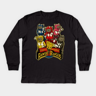 PAWER RANGERS Kids Long Sleeve T-Shirt